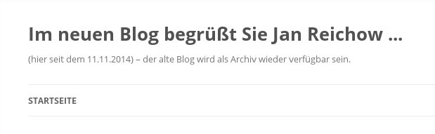 Screenshot und Link zum Blog von Jan Reichow